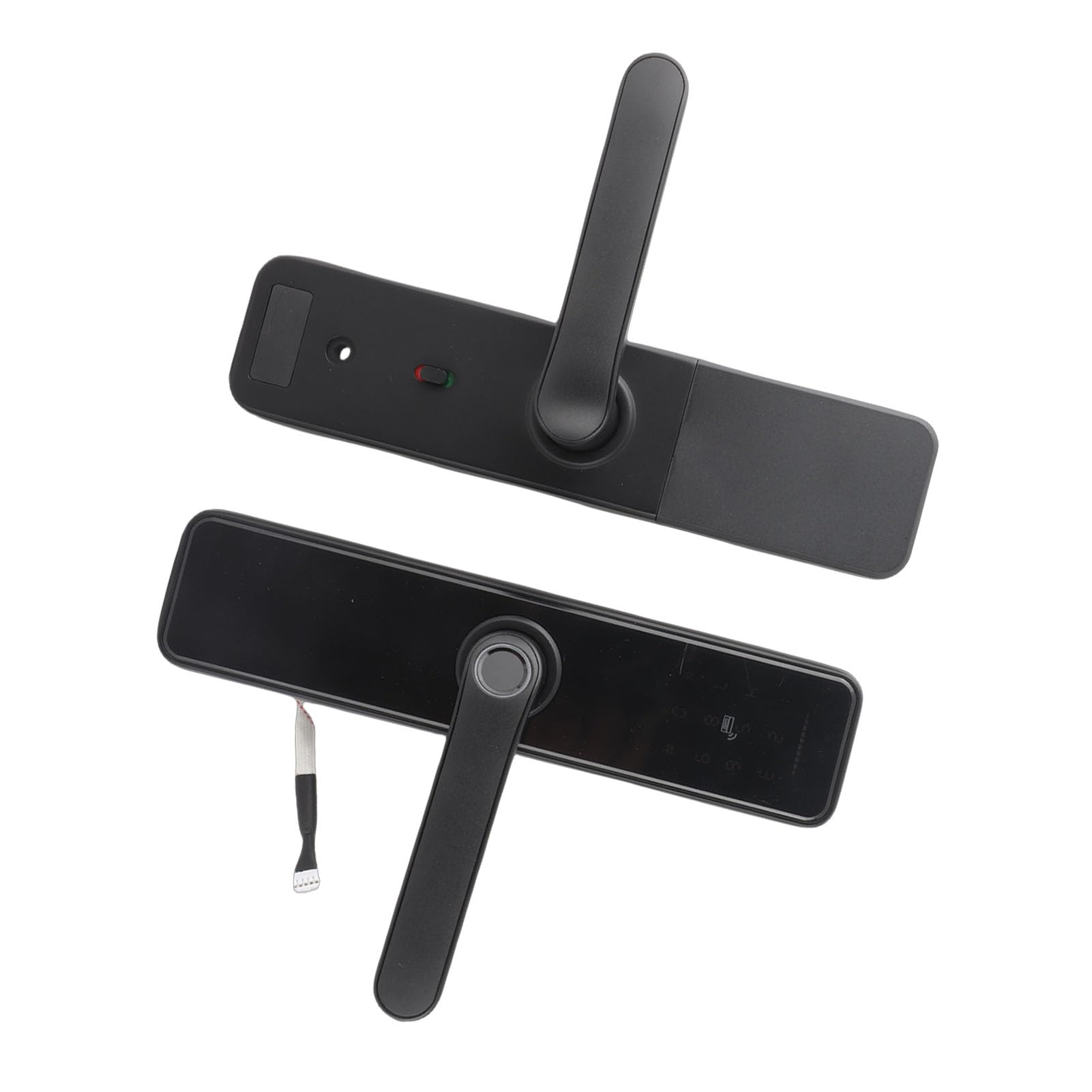 Alomejor Smart Fingerprint Door Lock with Keyless Entry | Costruzione durevole in zinco, opzione di alimentazione di emergenza, supporta più modalità di sblocco