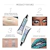 BELLESKY-Glitter-Eyeshadow-Primer-Gel-Waterproof-Smudgeproof-Eye-Primer-Base-Glue-Long-lasting-Professional-Eye-Shadow-Primer-Base-for-Eyes-Body-Face-Lip-2-PCS-10-ml MAEPEOR Cosmetic Glitter Glue Long Lasting Makeup Glitter Primer Gel Waterproof & Smudgeproof Primer Base Glue for Body Eyes Face Lip with Glitter, Body Jewels, Rhinestones (2 PCS, 10 ml)