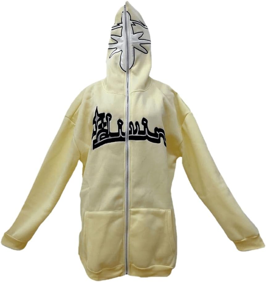 Vetement Vintage Veste Zippée à Capuche SCLEROPAGES - Style Y2K Vintage Oversize - Streetwear Gothique E-Girl Veste Capuche Y2K