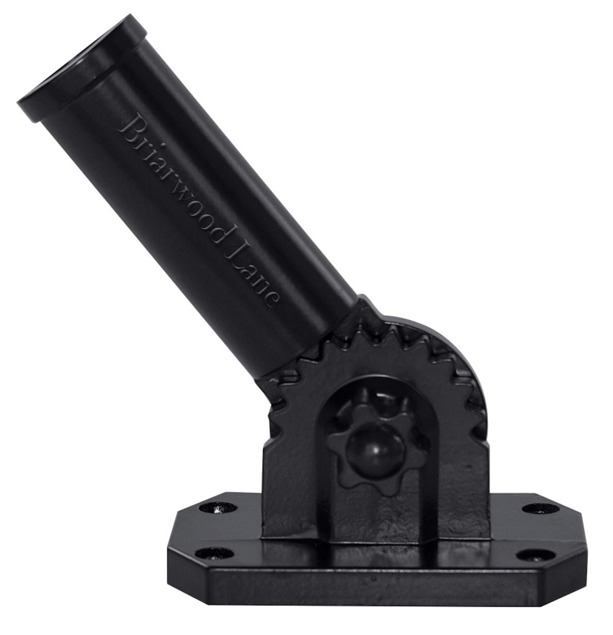 Briarwood Lane Black Adjustable Aluminum Flag Pole Bracket x Hardware Bracket