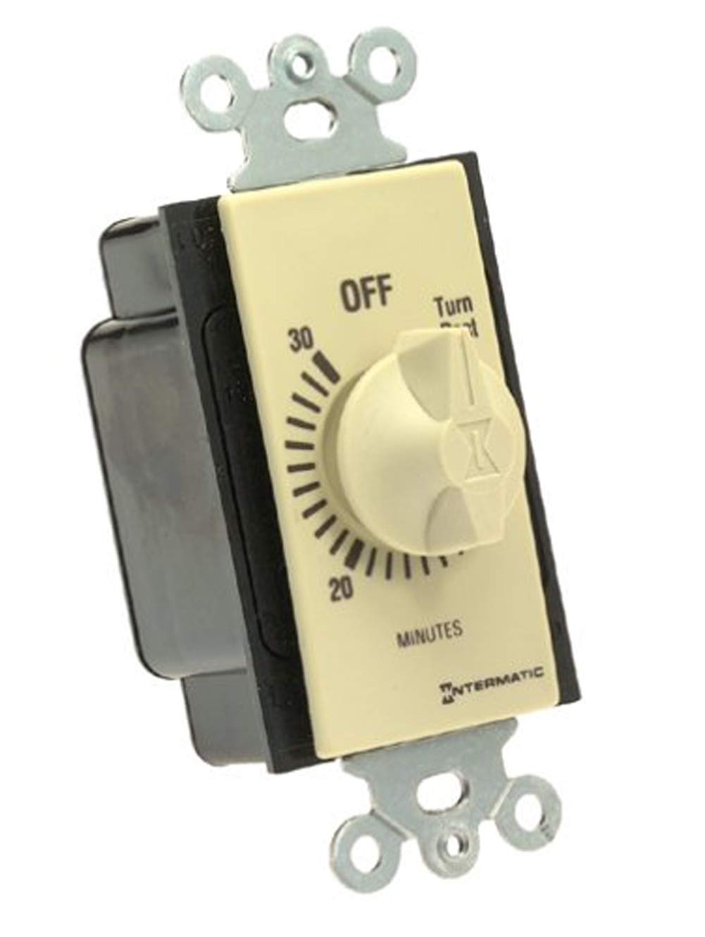 Intermatic FD30MC 30-Minute Spring-Loaded Wall Timer for Fans and