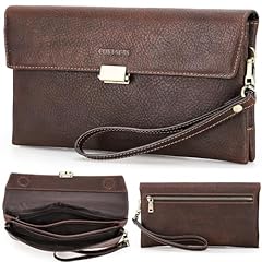 【clutch Wallet】style 8-red Brown-standard