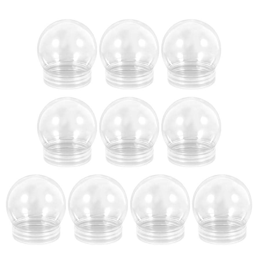 コレットマルーフ スノードーム ラージ ティアドロップ ポニー ヘアゴム クリア アクリリック スノードーム ラージ ティアドロップポニー | THE