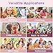 SXH Mini Karaoke Machine for Kids Portable Karaoke Machine with 2 Bluetooth Wireless Microphones,Easter Birthday Gifts Toys for Girls Ages 3, 4, 5, 6, 7, 8, 9,10,11,12+ Years Old (Pink 2 Mics)