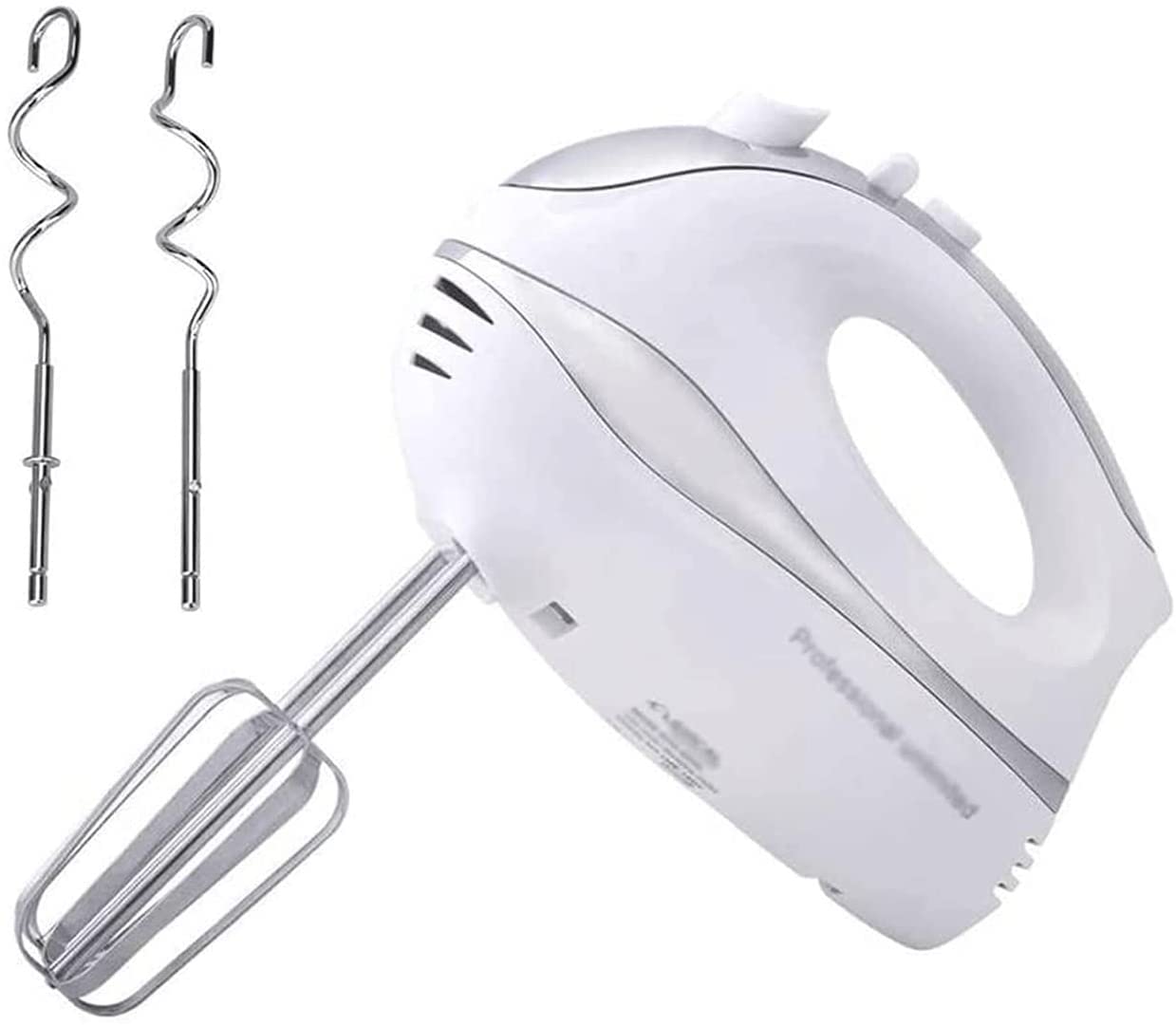 YOUOOK Electric Hand Mixer 5 Speed 250W for Easy Whipping Mixing Cookies Cakes and Dough Batters
