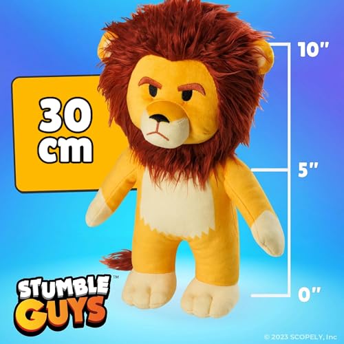 Bizak Stumble Guys Leonidas Plush Toy, 30 cm, Soft and Cuddly Toy - Image 4