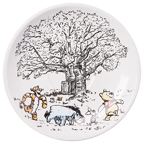 Silver Buffalo Disney Winnie The Pooh Walking Classic Scene Ceramic Teacup And Saucer, 12 Ounces #TOP5