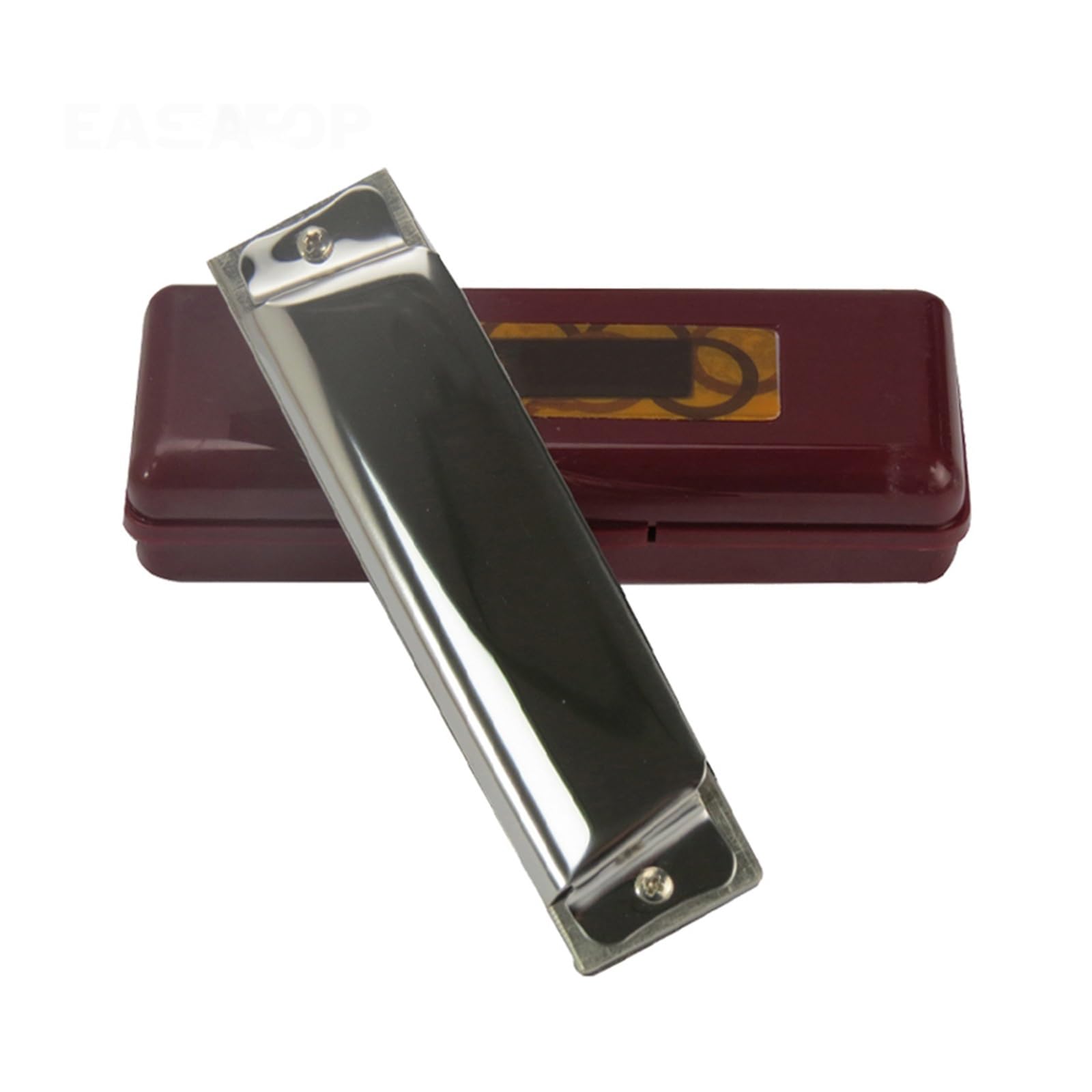 Mundharmonikas 10-Loch-Harfen-Mundharmonika-Musikinstrumente Für Anfänger Und Profispieler (Color : Ab Key)