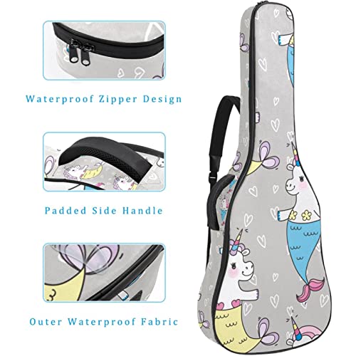 Housse pour guitare acoustique – Motif flamant rose tropical – 1 cm d’épaisseur – Housse de transport étanche – 101 cm… - Les Beatles, Paul McCartney, John Lennon, RIngo Starr, George Harrison Housse pour guitare acoustique - Motif flamant rose tropical - 1 cm d'épaisseur - Housse de transport étanche - 101 cm… – Image 5