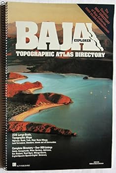 Spiral-bound Baja Explorer Topographic Atlas Directory Book