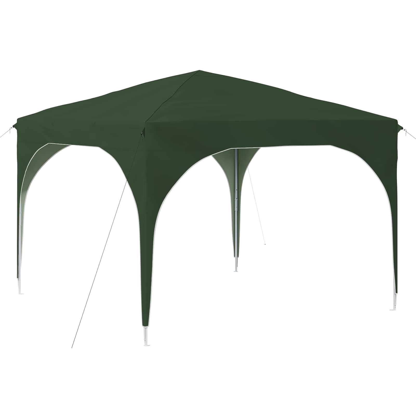 Pop-up Partyzelt 290x290 cm Anthrazit Höhenverstellbar UV-Schutz