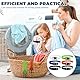 6 Stück Wäscheband mit Schnalle 2.5 * 48 cm Kein-Sortierung Laundry Loop Ultra Effizient Praktisch Wäschebänder mit Schnallenschlaufen für Wäsche Reinigungsschlaufe Zubehör für Waschpflege (Stil1)