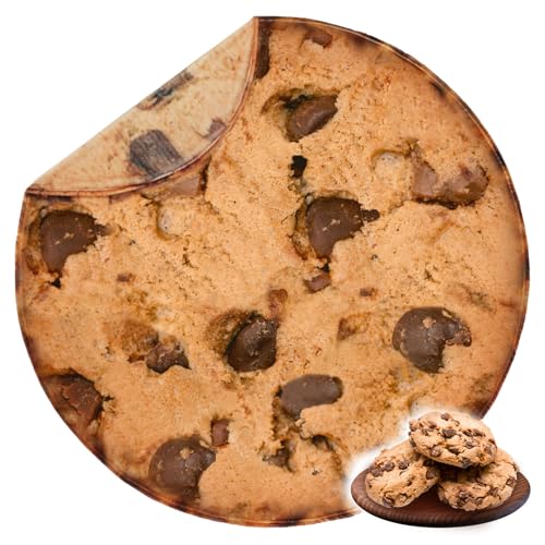 Image of Bnuitland Cookies Funny Blanket, 300 GSM Double Sided Giant Realistic Food Blanket, Novelty Gift for Adults and Kids, Super Soft Flannel