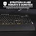 immagine 5THE G-LAB Keyz TELLURIUM Tastiera da Gamer ITALIANA Cablata USB, Tastiera da Gioco con Retroilluminazione RGB Multicolore, Poggia Polsi Magnetico, 6 Tasti Macro, Anti-Ghosting, PC PS4 Xbox One