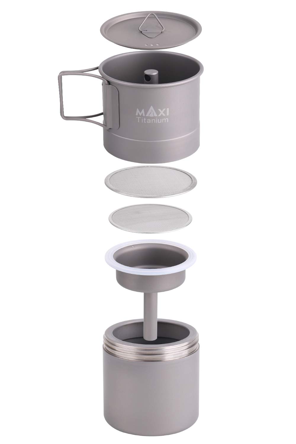 新品 MAXI マキシ チタンコーヒーメーカー 200ml MAXI｜Maxi Titanium Coffee Maker 200ml [MX-CM200] _ クッカー