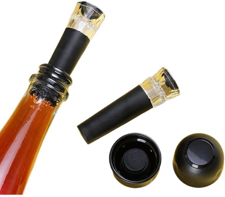 红酒瓶塞家用抽真空红酒塞密封创意抽拉葡萄酒瓶塞通用瓶盖 Household Cleaning，Kitchen Storage Essentials