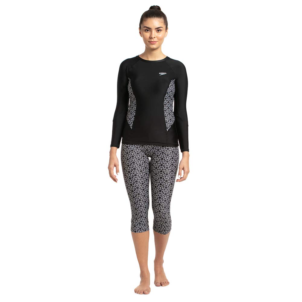 SpeedoWomen's Endurance Boomstar Printed Long Sleeve Suntop
