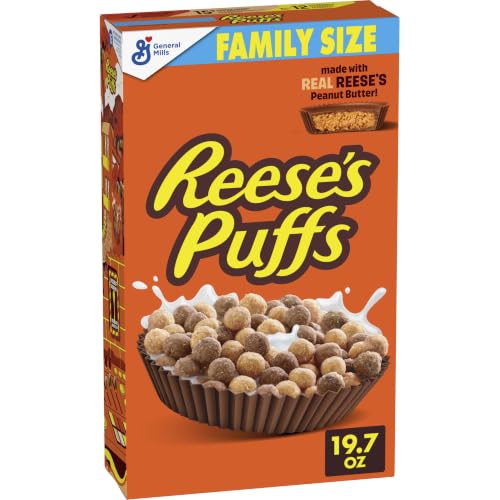 REESE’S PUFFS Chocolatey Peanut Butter...