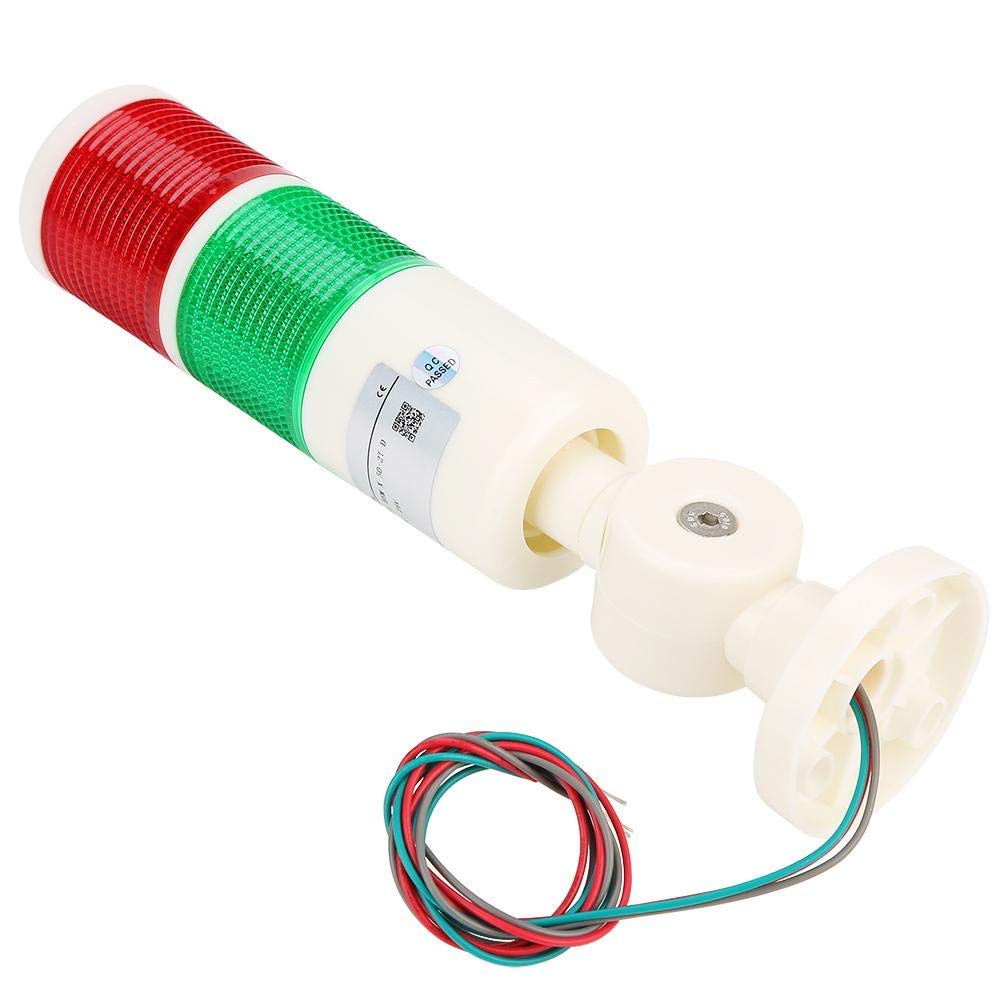 Hilitand BEM-50-2T-D 24V DC-LED-Anzeige Rotes und grünes Maschinen-Warnlicht als ABS-Metall-Warnsignal