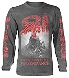 Unisex T-Shirt Death \'The Sound of Perseverance\' (Charcoal) Long Sleeve Shirt (medium)