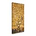 Trademark Fine Art Tree of Life 'Soclet Frieze', 1905 Artwork by Gustav Klimt, 12 by 24-Inc