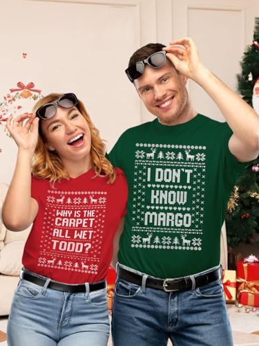 Christmas Vacation Margo and Todd Matching Couples T-Shirts - Image 6