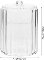 Vista 7 de EXCEART Almohadillas de algodón Soporte para hisopos de algodón Dispensador de almohadilla de algodón Estuche de almacenamiento de hisopos