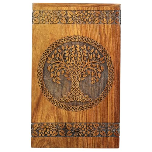 Keepsake Tree of Life Wooden Urn Image