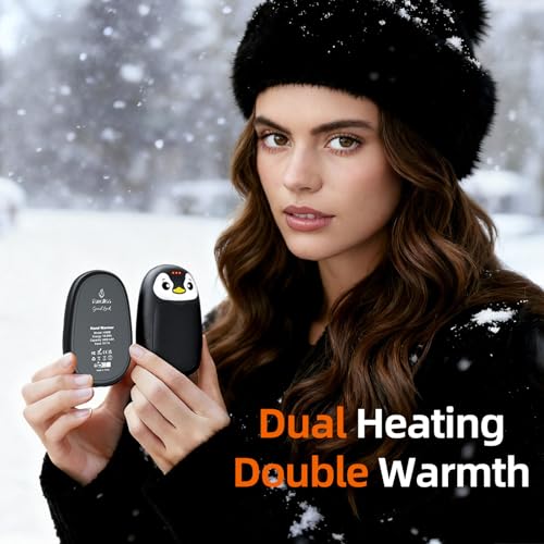 FANDLISS Hand Warmers Rechargeable, Upgraded 8000mAh Long-Lasting, 2-Pack - image 6