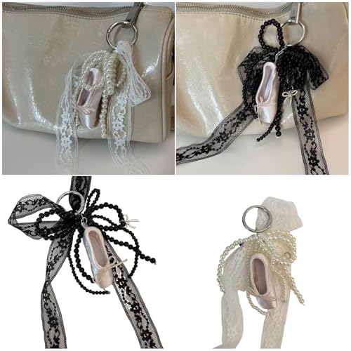 Pendentif chaussure de ballet en perles, cadeau idéal - 2