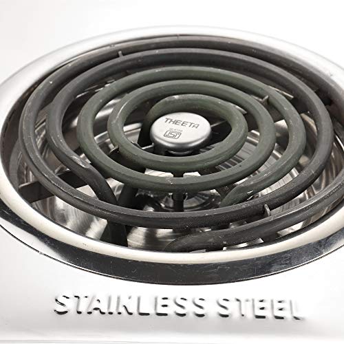Airex 1250W Stainless Steel Hot Plate Radiant Electric Heater G Coil