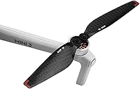 Vista 6 de Hélices de fibra de carbono compatibles con DJI Mini 3 Pro Dron, hélices de liberación rápida de bajo ruido, cuchillas de repuesto, accesorios