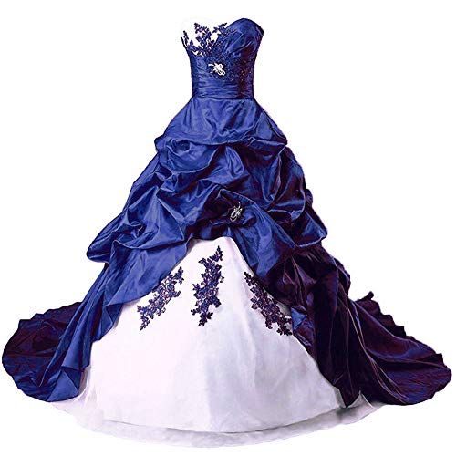 Zorayi Robes de mariée Longue Taffetas Robe de Nuptiale Robes de Bal Vêtements de mariée Femmes...