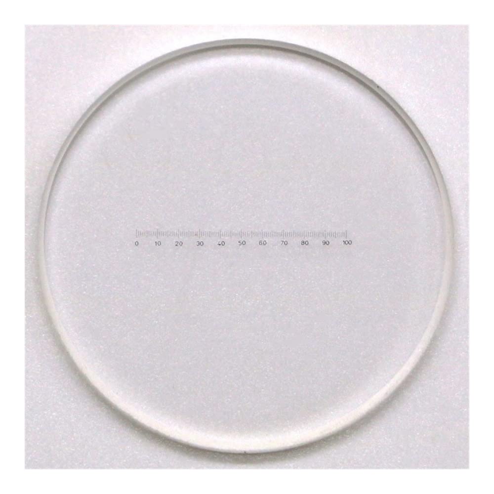 Microscope Microscope Micrometer Slides 20.4mm Optical Glass Eyepiece Reticle Microscope Ocular Micrometer Slides(NO.919)