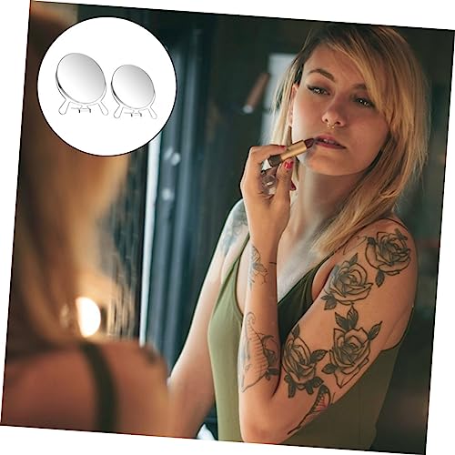 Miroir maquillage bureau double face rotatif pour application précise