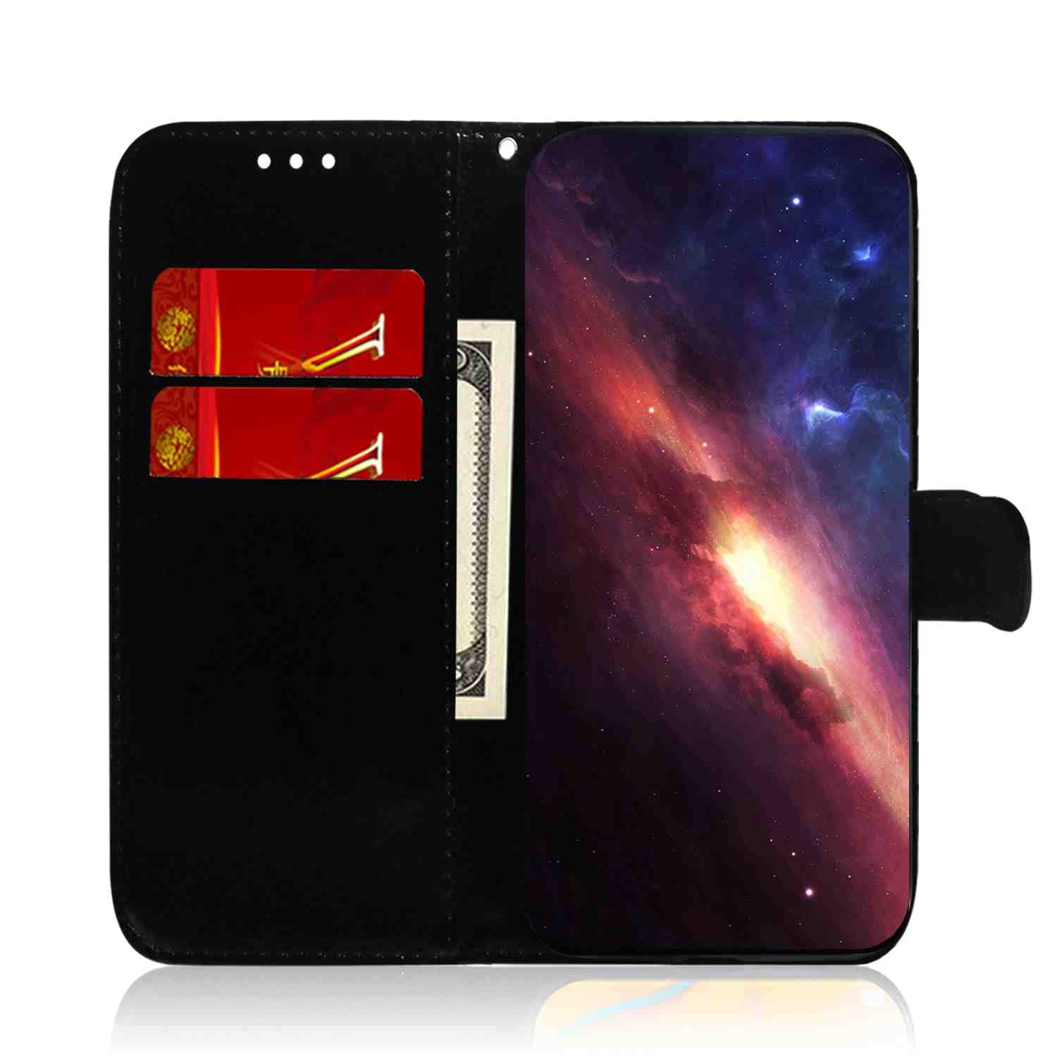 Cover Per Motorola Moto G 5G Plus, Case Portafoglio Custodia in Pelle Guscio Telefono Chiusura Magnetica per Motorola Moto G 5G Plus