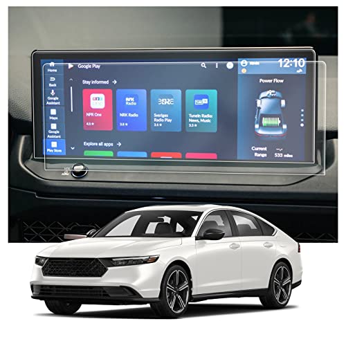 CDEFG 2023 2024 Accord 12.3-Inch Screen Protector for 2023 2024 Honda Accord Sport Hybrid EX-L Hybrid Sport-L Hybrid Touring Hybrid Navigation Display Screen Cover