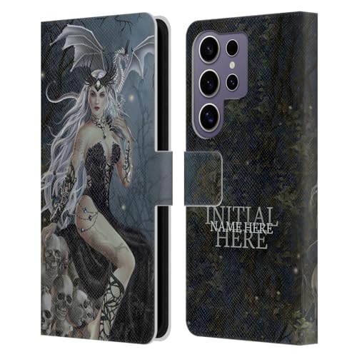 Housse en cuir premium Samsung Galaxy S25 Ultra Dragon de la Reine Folle des Crânes