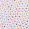 Wuderland 100st Child acryl platte kraal Alfabet Nummer Beads voor sieraden maken DIY Ketting Armband, Peach Heart