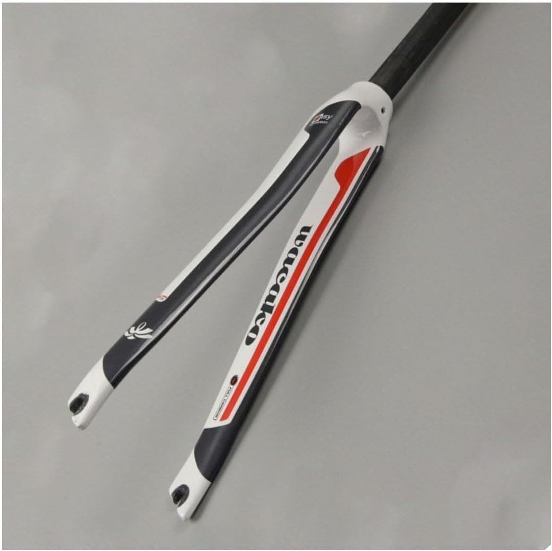 Fourche rigide route 700C carbone T700 pivot 28.6mm frein C