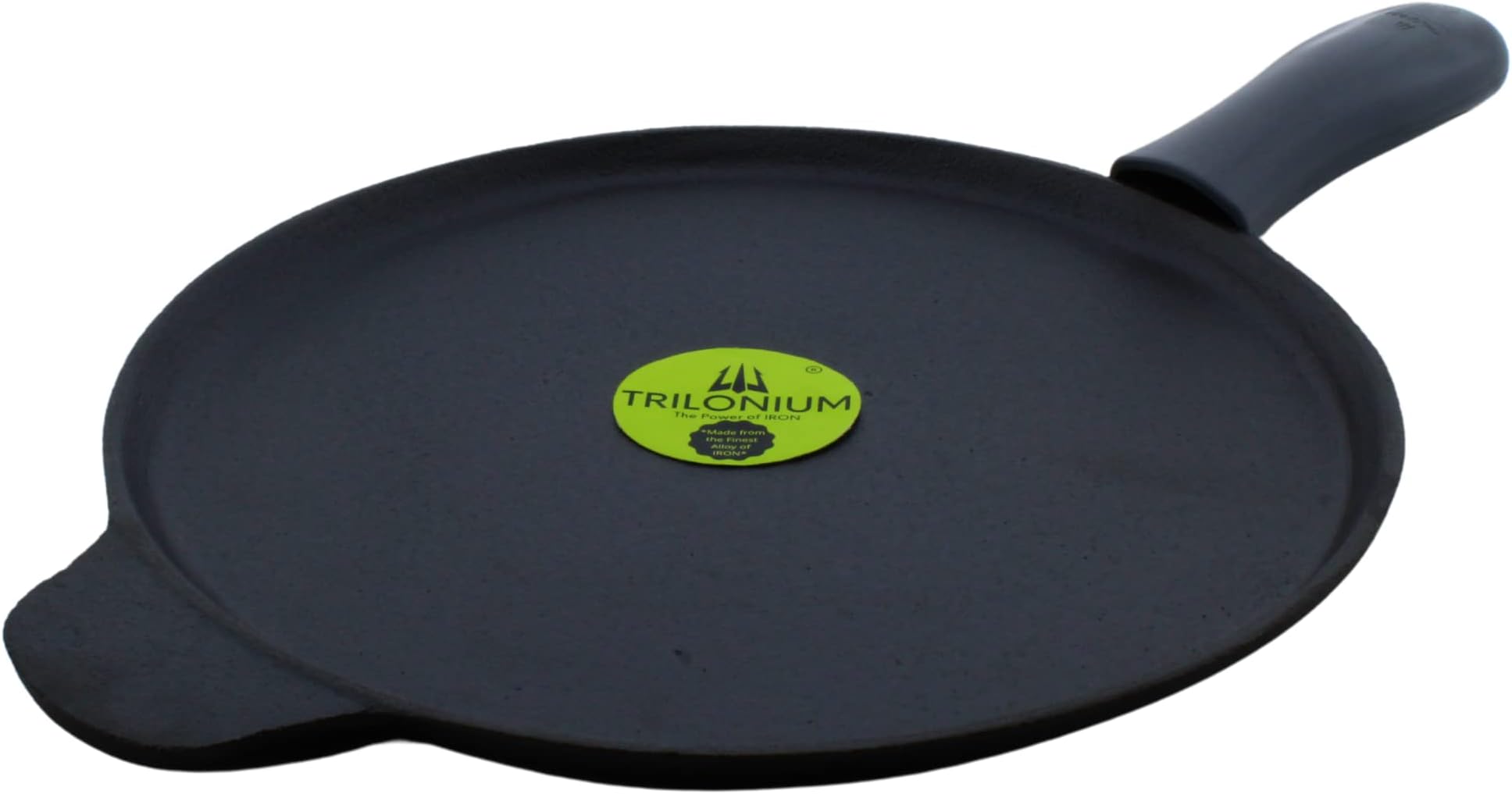 Trilonium Unicorn Pre-Seasoned Cast Iron Dosa Tawa 28 cm | 11 inches | Induction Compatible