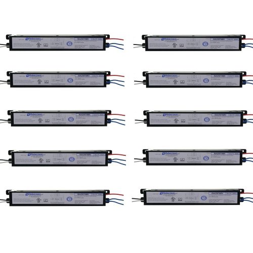 Robertson 1P20124 OEM-Pak of 10 Fluorescent eBallast for 1/2 F96T8 Linear Lamps, Instant Start, 120-277Vac, 50-60Hz, Normal Ballast Factor, HPF, Model ISA259T8MV /A