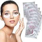 Almohadillas de gel debajo de los ojos 50 pares de parches debajo de los ojos Almohadillas de extensión de pestañas de aislamiento Sin pelusa para Pro Salon e Individual