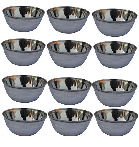 annu traders Shiny Mirror plishing Stainless Steel Set/vati Set Hi Grade Material Steel (22 Guage)