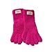 Livwellia Solid Color Versatile Plush Warm Gloves Winter Cycling Five-Finger Thickened Touch Screen Exposed-7-One Size