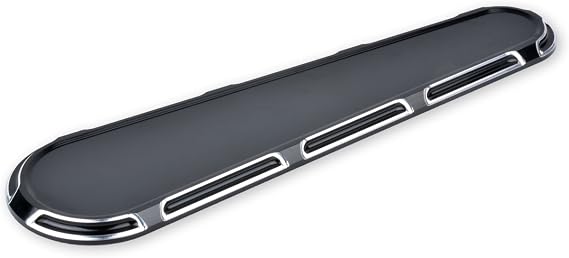 KATUR 3 Pieces CNC Black Dash Accessory Pack Tank Cover Compatible with Harley Touring FLHX FLTRX 2014-2017