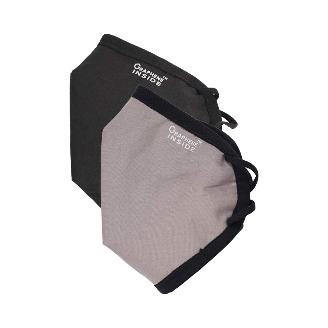 G1 Wonders Antiviral Graphene Silver Nanotechnology Anti Pollution Reusable Washable Eleganz Mask (Black-Grey) (B08WHQKNP1) Amazon Price History, Amazon Price Tracker