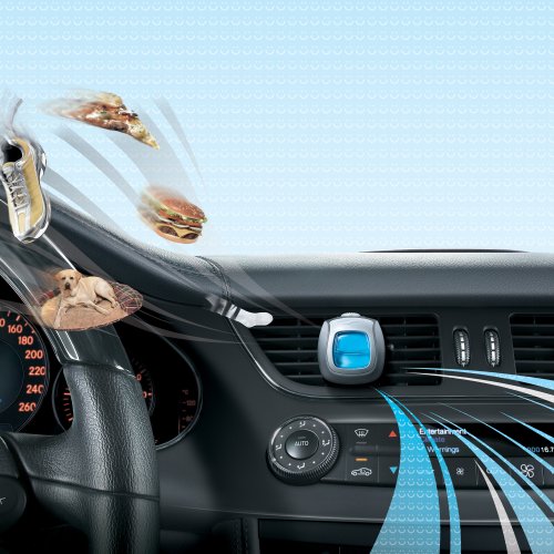 Image of Febreze Air Freshener, CAR Vent Clip Air Freshener, Midnight Storm Air Freshener (2 Count, 0.13 oz)(Pack of 8)
