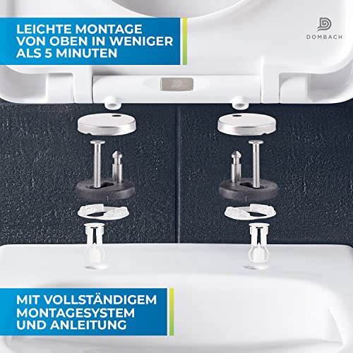 Toilettendeckel Dombach Premium mit Absenkautomatik und Quick-Release