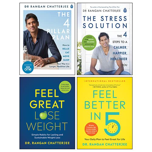 Rangan Chatterjee 4 Books Collection Set(Feel Great, Lose Weight, The